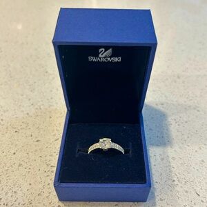 Swarovski solitaire ring